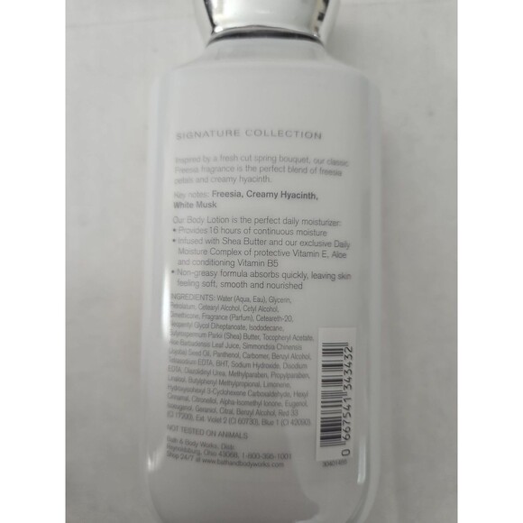Bath & Body Works FREESIA Body Lotion Moisture 8 oz Collection Retired - Picture 3 of 5